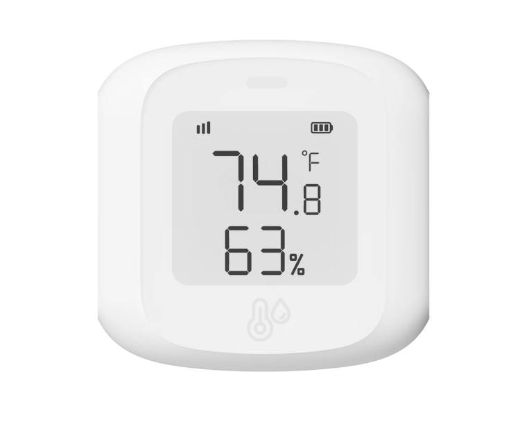 Смарт Zigbee Сензор за температура и влажност Вътрешен хигрометър и термометър с LCD дисплей Поддържа Alexa и Google Home