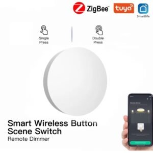 Tuya Zigbee Смарт бутон Превключвател Безжично дистанционно управление Съвместим с Google и Alexa