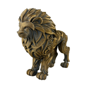 3D Print Арт Скулптура на Лъв с орнаментален дизайн