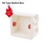 86-Type PVC Монтажна кутия за SONOFF Превключватели