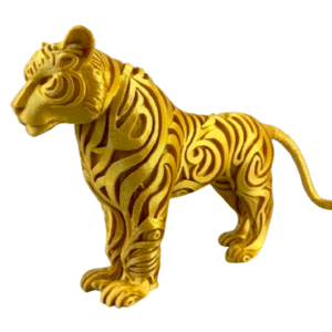 3D Print Арт Тигър "Златният Пазител"