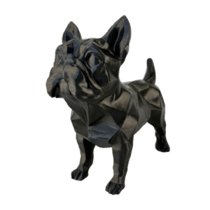 3D Print Арт Фигура „Френски Булдог“ – Геометричен Дизайн