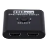 4Kх2K HDMI превключвател 2-портов Суич за лаптоп, PC, PS3/4, TV Box, проектор (1x2 / 2x1 адаптер)