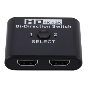 4Kх2K HDMI превключвател 2-портов Суич за лаптоп, PC, PS3/4, TV Box, проектор (1x2 / 2x1 адаптер)