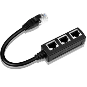 RJ45 Ethernet Сплитер адаптер за мрежов кабел Разделител 1 към 3 Подходящ за Super LAN Ethernet Конектор Cat 6