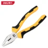 Deli DL2006 Комбинирани клещи от въглеродна стомана с двуцветен ергономичен дизайн и противоплъзгаща се гумена дръжка