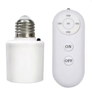 E27 Многофункционален превключвател за осветление 60W Безжично дистанционно управление Смарт таймер