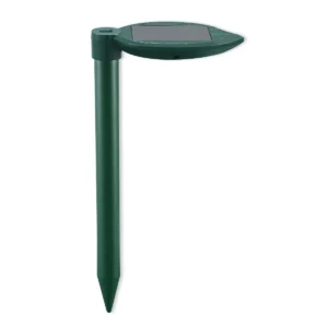 KCASA KC JK502 Соларен ултразвуков репелер за животни – външен уред против змии, къртици и таралежи с мини LED лампа