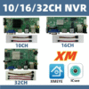 10CH 4K ONVIF H.265 NVR Мрежов цифров видеорекордер XMEYE ICsee