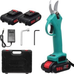 98Vf Акумулаторна електрическа ножица с 2 броя 9700mAh литиево-йонни батерии